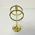 1970s Hollywood Regency Boho Chic Brass Finish Hand Towel Countertop Stand For Sale - Image 9 of 17