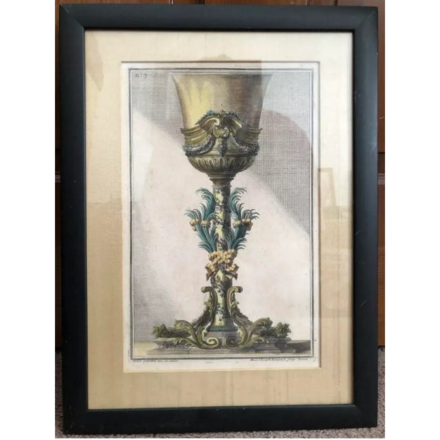 Antique Royal Cup Ioan Giardini Maxi Joseph Limpach Etching, Framed For Sale In Boston - Image 6 of 6