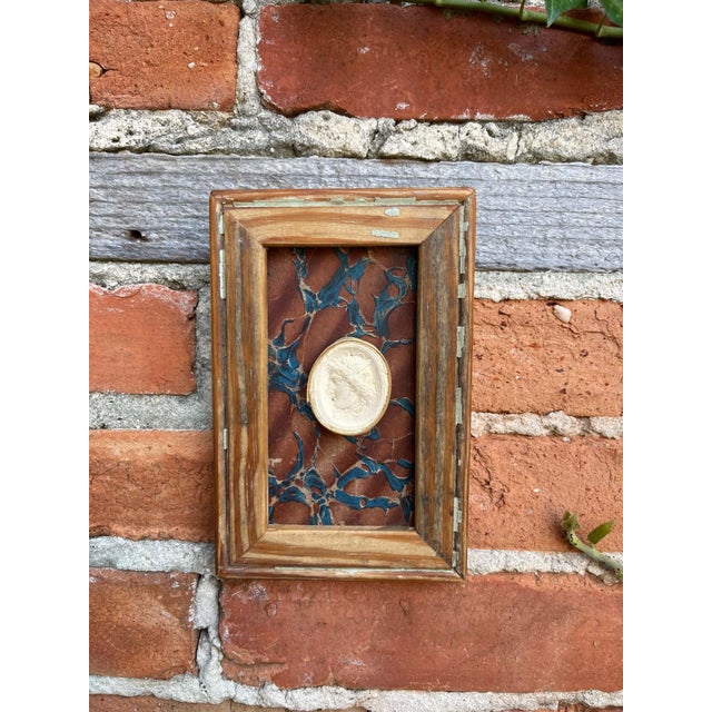 English Classical Framed Grand Tour Intaglios in 1880s Pine Frame For Sale - Image 3 of 8