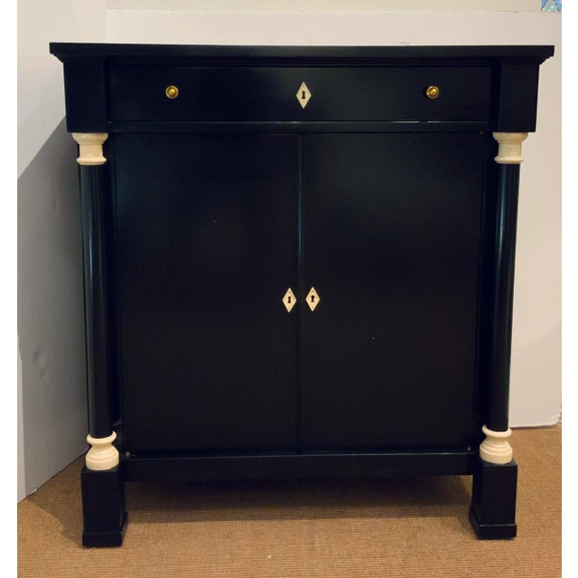 Theodore Alexander Modern Ebony Finished William Bar For Sale - Image 9 of 10