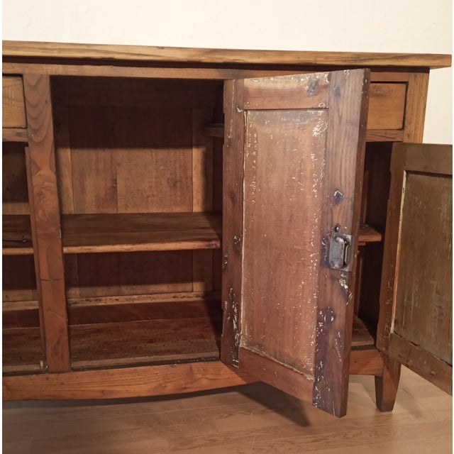 Vintage Italian Pine Sideboard, 1930s For Sale - Image 14 of 18