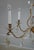 Vintage French Crystal and Bronze Six-Arm Ceiling Chandelier For Sale - Image 4 of 7