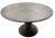 This 54-inch French Country Modern Farmhouse round dining table features a pedestal base and a weathered black gray...