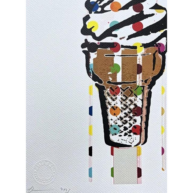 Pop Art Death Nyc - Ice Cream - Limited Edition With Certificate For Sale - Image 3 of 5
