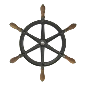 Circa 1940s Boat Steering Wheel