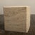 Sand 1980s Travertine Marble Stone Cube Side End Accent Table For Sale - Image 8 of 12