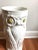 Mid Century White Ceramic Owl Umbrella Stand. There is an old repair to the base of the stand and I would recommend...