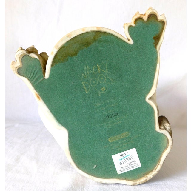 Vintage Limited Edition Whimsical Chef Beagle Dog Kitchen Utensil Holder For Sale - Image 11 of 13