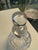 Glass Crystal Glass Decanter With Silver Rim For Sale - Image 7 of 7