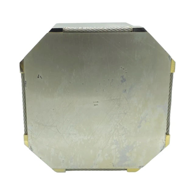 Vintage Gucci Silverplate Ice Bucket Mid Century Modern Barware Italy For Sale - Image 9 of 13