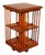 Revolving Bookcase in Yew Wood and Medallion, 1890s For Sale