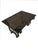 Rustic European 1940's French Coffee Table -Green Patinated Iron & Gilt W/ Smoke Glass Top For Sale - Image 3 of 11