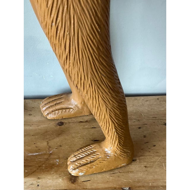 Plastic Vintage Molded Resin Monkey For Sale - Image 7 of 12
