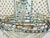 Forest Green Boat Chandelier with Glass Beads, 1950s For Sale - Image 8 of 11