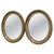 Victorian Wood Finish Oval Mirrors, 1920, Set of 2 For Sale - Image 8 of 8