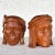 Vintage Mid 20th Century Tribal Carved Wood Figural Bookends Heads Only For Sale - Image 13 of 13
