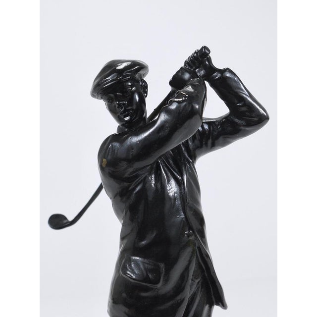 Golf Player Harry Vardon Bronze Statue by Richard Thuss, Vienna, 1925 For Sale - Image 6 of 18