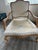 Kreiss Make an Offer: I’m Moving Soon and Don’t Have Room for These Gorgeous chairS Kreiss Whitewashed Oak & Cotton Upholstered Lounge Chairs, Pair For Sale - Image 4 of 4