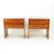 Mid-Century Modern Square Bedside Tables in Mahogany, Czechoslovakia, 1970s, Set of 2 For Sale - Image 3 of 14