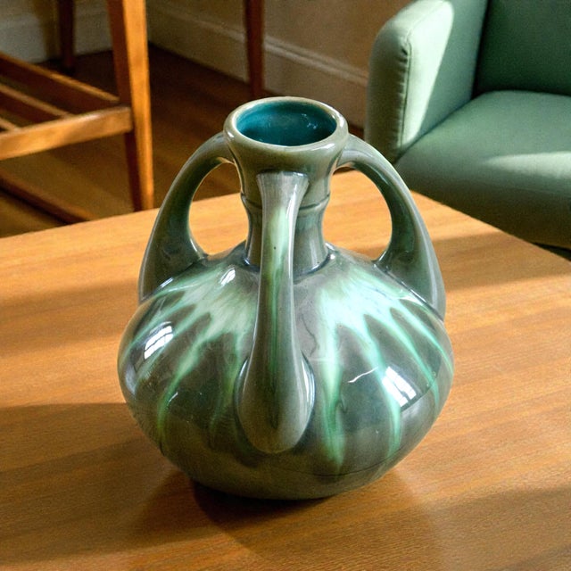 Ceramic French Art Nouveau Vase by Gustave de Bruyn Fives-Lille, 1889 For Sale - Image 7 of 7