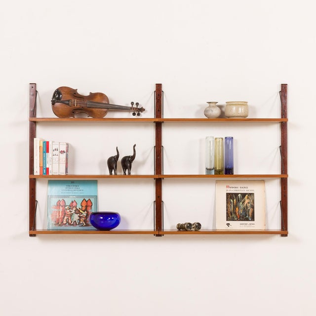 Wood Vintage Danish Teak Shelving Unit, 1960s For Sale - Image 7 of 9