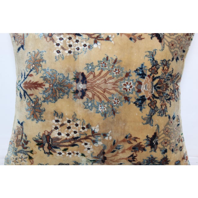 Mustard Decorative Home Decor Handwoven Rug Pillow Cover -20'' X 20'' For Sale - Image 8 of 10