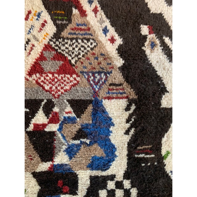 Textile 13' X 7' Large Moroccan Rug For Sale - Image 7 of 9