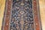 Antique Persian Farahan Sarouk Runner, Hand-Knotted Wool, All-Over Geometric Pattern, Navy & Rust, 4x10 For Sale - Image 10 of 16