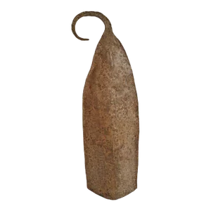 Vintage Chamba Iron Gong, Nigeria