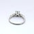 Early 21st Century 0.8ct Natural Round & Marquise Diamond Engagement Ring in Platinum - Size 6 For Sale - Image 5 of 8
