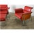 Modern Pair of Red Leather Armchairs & Ottoman by Wilkhahn For Sale - Image 12 of 12