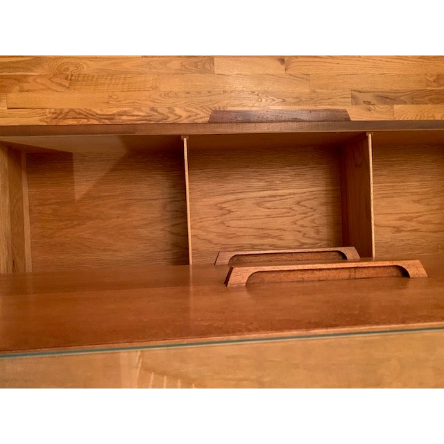 1950s Ramseur Mid Century Modern 5 Drawer Dresser W Glass Top For Sale - Image 13 of 18
