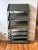 Vintage Industrial Metal Shop Display Shelving Unit For Sale - Image 12 of 12