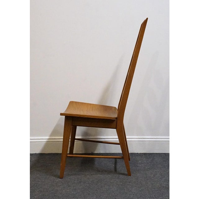 Wood Unique Furniture Solid Oak Southwestern Mediterranean Ladderback Dining Side Chair 5530 – American Fiesta Finish For Sale - Image 7 of 10
