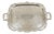 Vintage Poole Epca Sevenoaks 650 Large Silver Plated Serving Platter Bar Tray For Sale