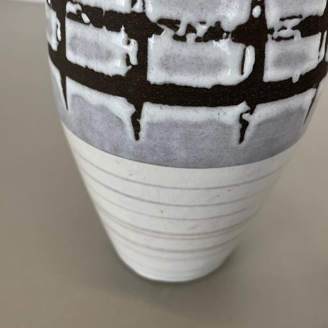 Ceramic Multicolor Fat Lava Pottery Vases from Scheurich, Germany, Set of 4 For Sale - Image 7 of 18