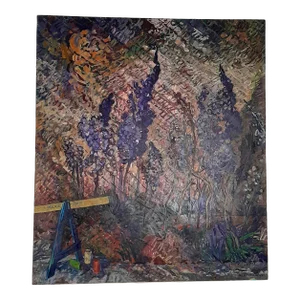 Anthony Ferrara Large Original Oil Painting "Police Limit" 1999 Philadelphia