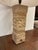 Revelation Icon Lamps Carved Travertine - Pair. For Sale - Image 9 of 9