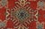 Kazak Rug 9’2” X 11’9” Red Wool Tribal Hand-Knotted Oriental Carpet For Sale - Image 9 of 15
