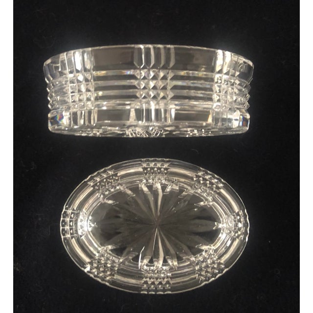 1990s Waterford Oval Trinket Box, Ireland For Sale - Image 9 of 11