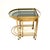Mid-Century Modern Vintage Italian Nesting Tables in Brass, 1970s, Set of 3 For Sale - Image 3 of 11