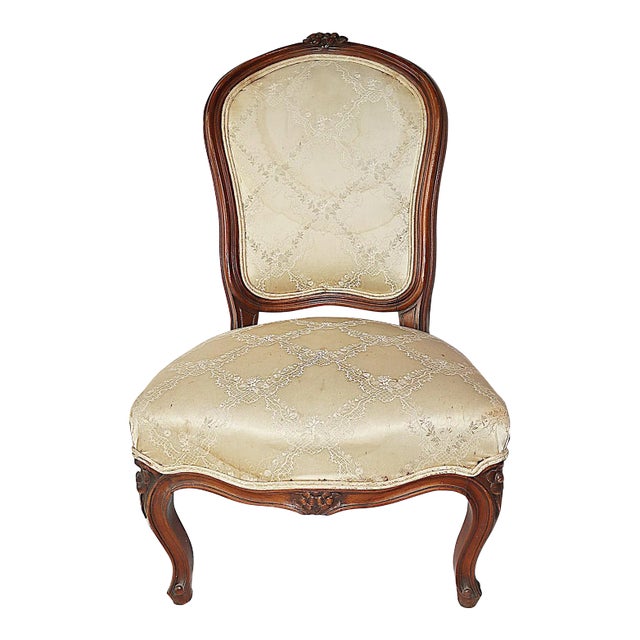 Antique French Louis XV Style Child's Chair For Sale