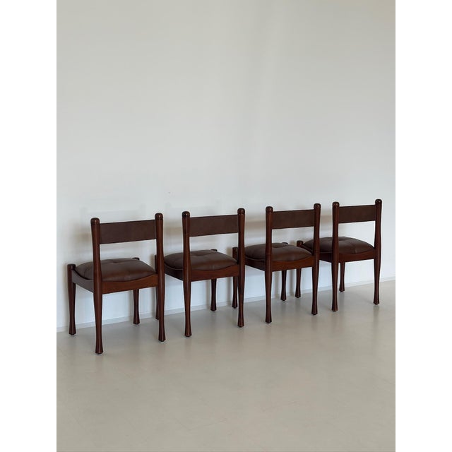 Model 620 Chairs by Silvio Coppola for Bernini, 1960s, Set of 4, in Flawless conditions. Designed 1970 to 1979 This piece...