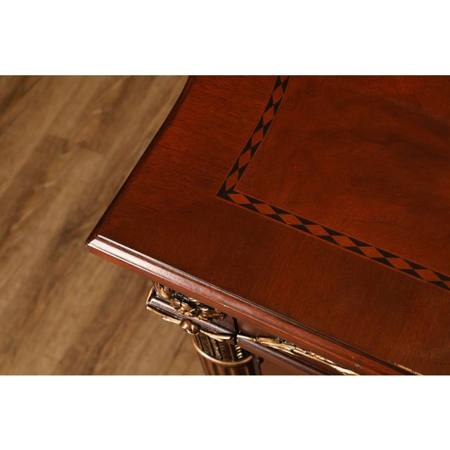EJ Victor Mahogany Neoclassical Louis XVI Style Sideboard For Sale In Philadelphia - Image 6 of 18