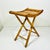 Mid-Century Modern Boho Chic Americana Pine Folding Stool For Sale - Image 11 of 14