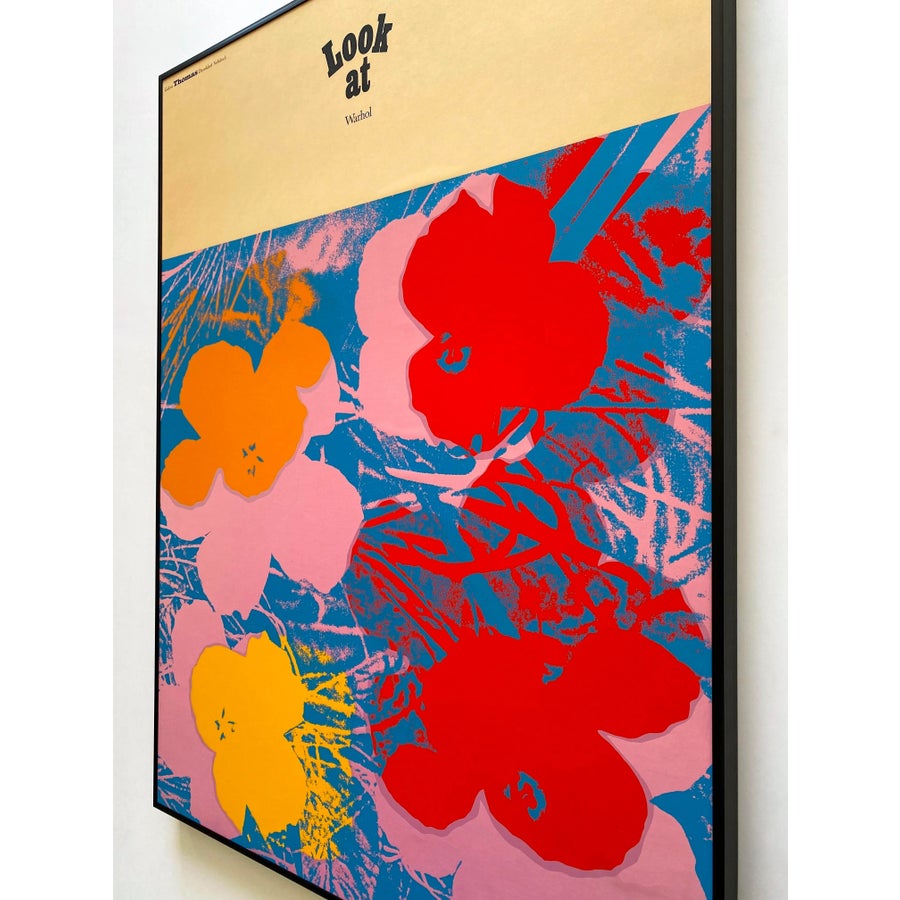 アート・デザイン・音楽 ANDY WARHOL Abstracts Andy Warhol Vintage 1986 Lmtd Edtn Endangered Species Large