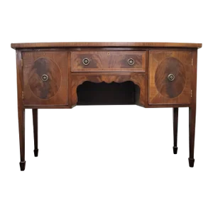 Vintage Federal Georgian George III Hepplewhite Style Serpentine Sideboard