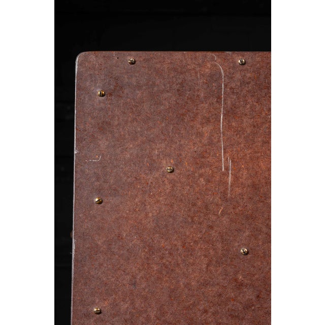 Antique Oak Filing Cabinet With Japanned Hardware For Sale - Image 16 of 17