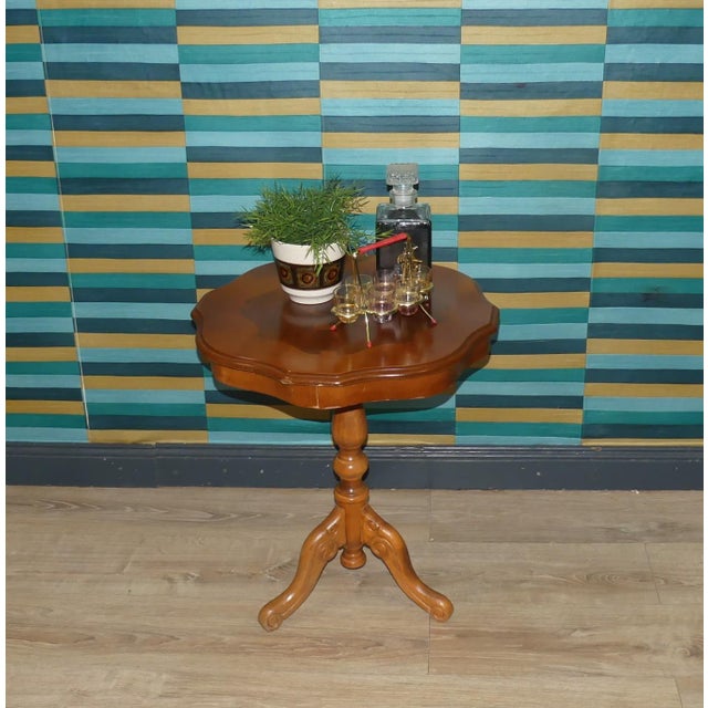 Vintage Chippendale-Style Side Table, 1960s For Sale - Image 9 of 10