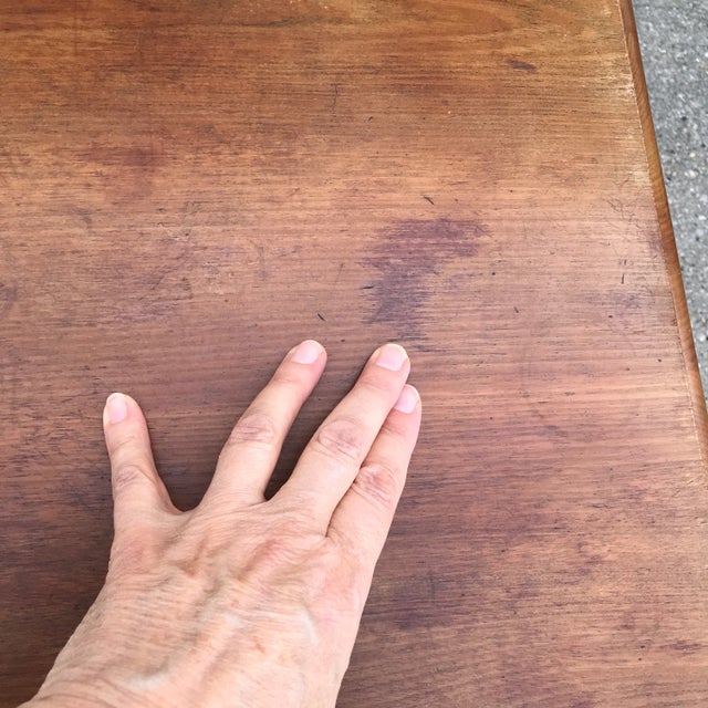 Wood Early 20'th Century Cabriole Legged Table For Sale - Image 7 of 9